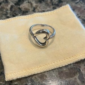 RETIRED James Avery Abounding heart ring. Size 8